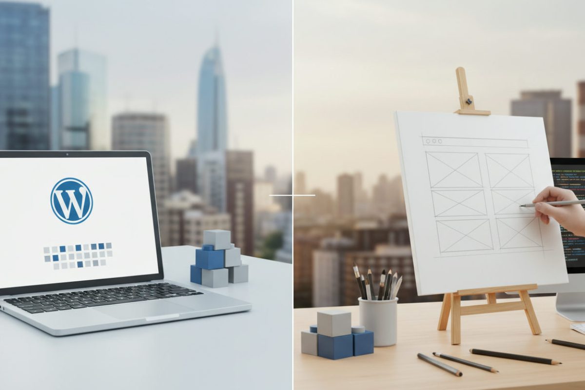 WordPress vs egyedi fejlesztés: Melyik weboldal megoldás a jobb vállalkozásoknak?