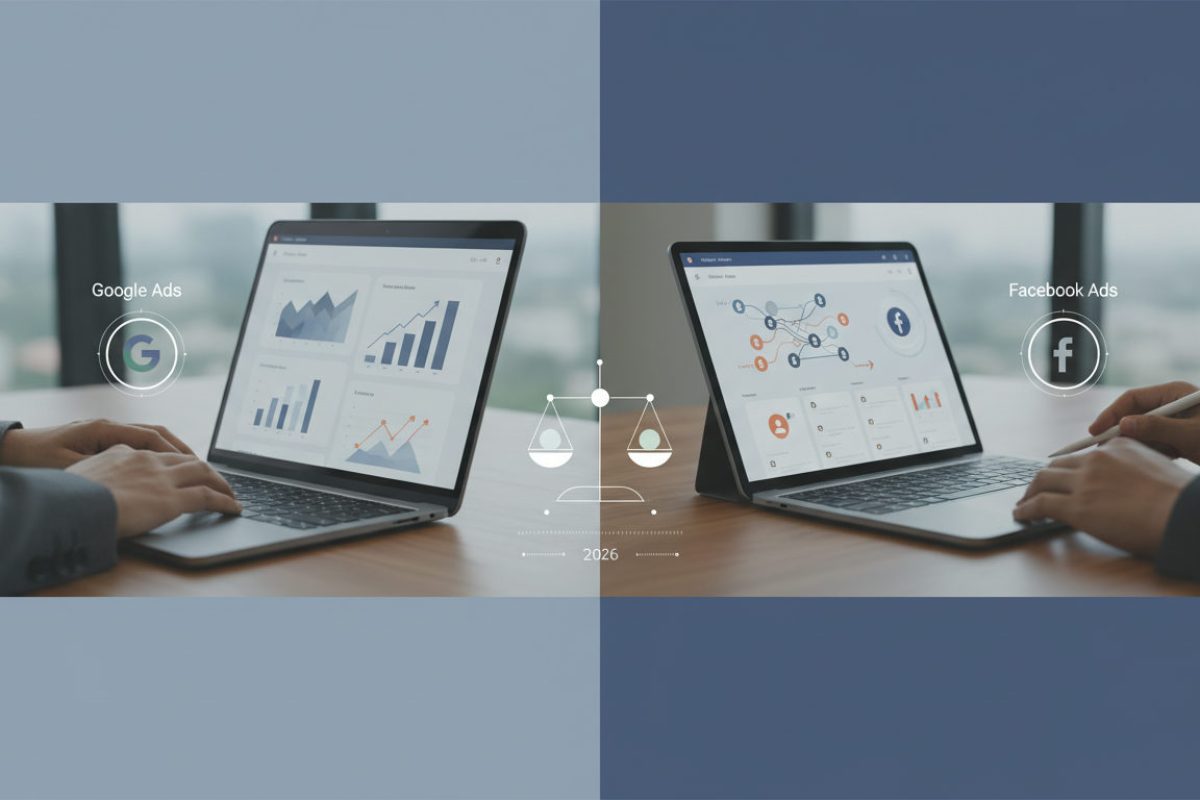 Google Ads vs Facebook Ads 2026: Melyik PPC platform hozza a legjobb eredményt?